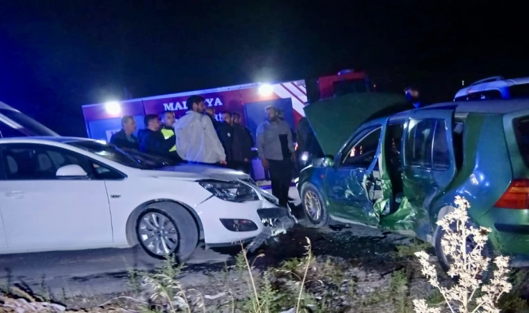 Malatya’da Zincirleme Kaza 1 Yaralı