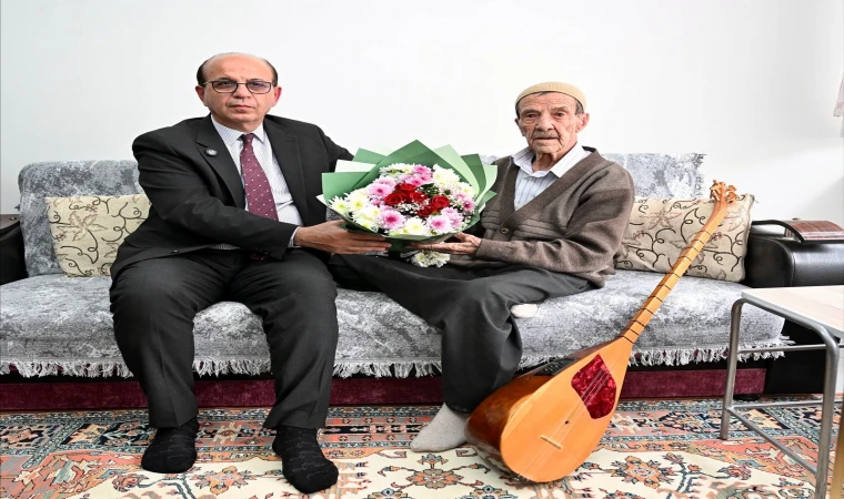 Başkan Geçit’ten Halk Ozanı Abuzer Aşkınses’e Vefa Ziyareti!