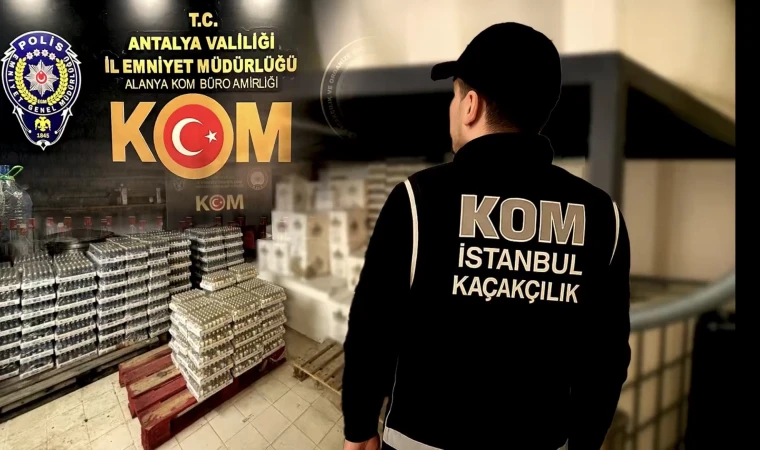 Malatya ve 80 İlde Sahte Alkol Operasyonu