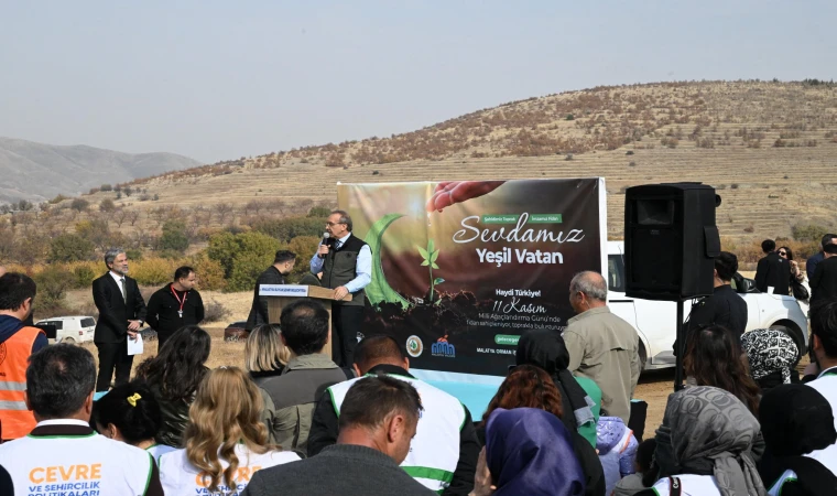 Malatya’da 733 Bin 650 Fidan Toprakla Buluştu