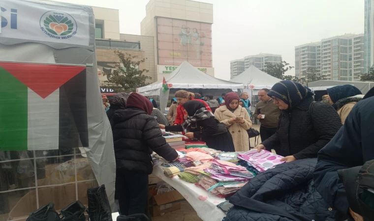 Malatya’da Filistin İçin Hayır Çarşısı Açıldı