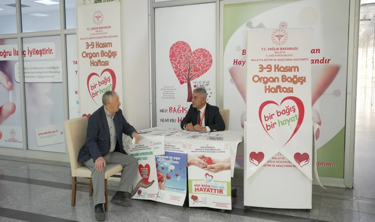 Malatya’da Organ Bağışı Haftası Etkinliklerine Yoğun İlgi
