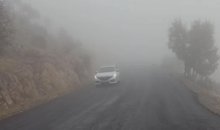 Malatya’da Sis Sürüş Güvenliğini Olumsuz Etkiliyor