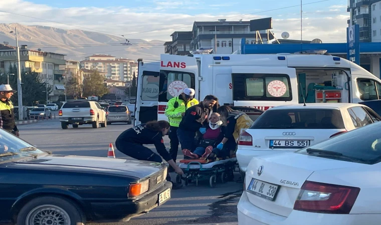 Malatya’da Trafik Kazası 1 Yaralı