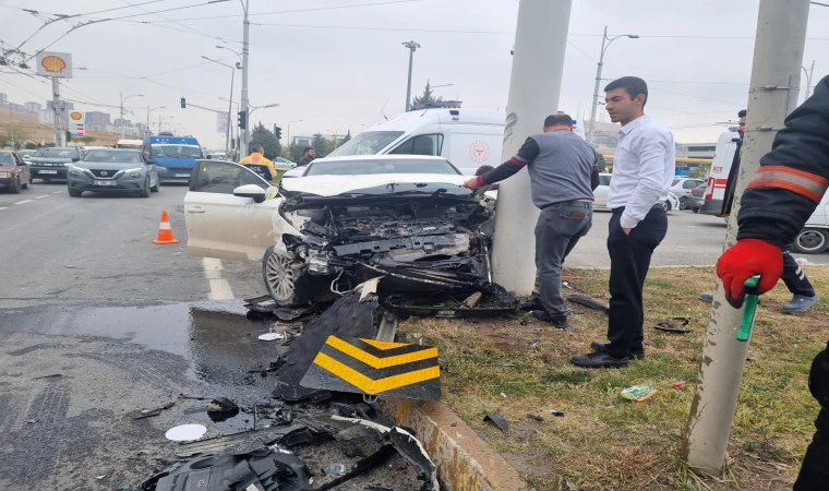 Malatya’da Trafik Kazası 2 Yaralı