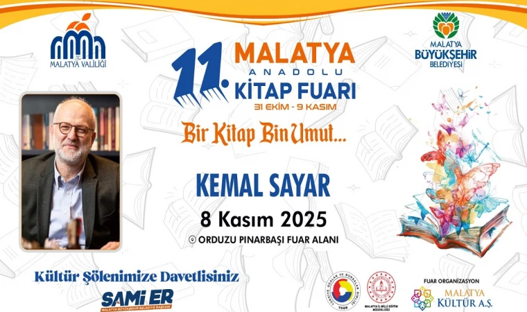 Prof. Dr. Kemal Sayar Malatya Kitap Fuarı’nda