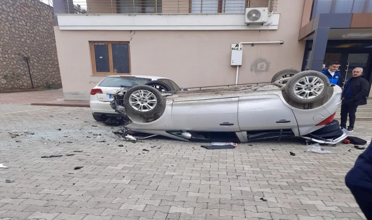 Malatya’da Bayan Sürücü Geri Vites Yerine İleri Vites Yapınca!
