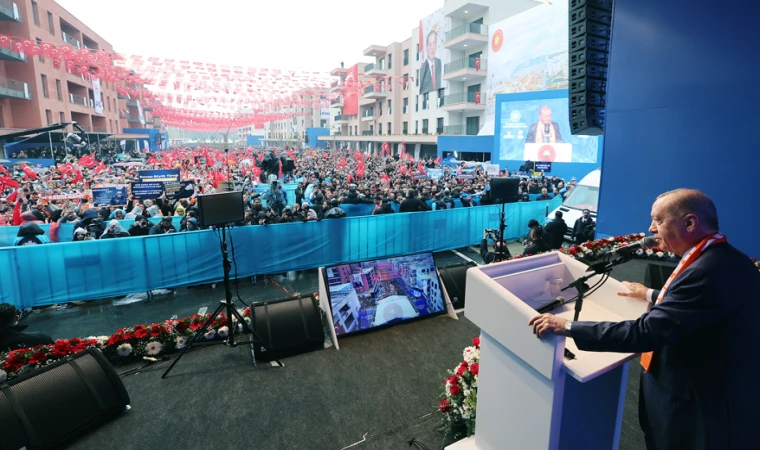 Malatya’da Erdoğan: 455 Bin Afet Konutu Teslim Edildi