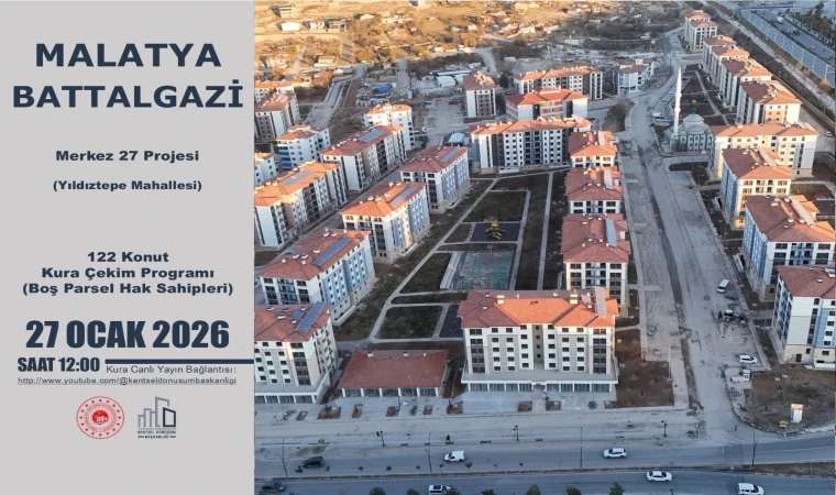 Malatya’da Merkez 32 ve 27 Projelerinde Kura Heyecanı