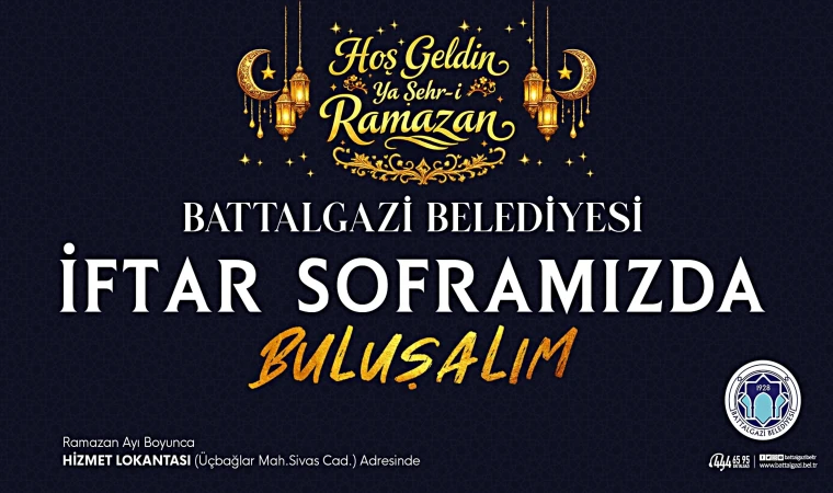 Battalgazi Belediyesi’nden Ramazanda İftar Programı