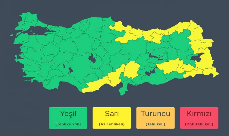 Meteoroloji’den Kuvvetli Yağış ve Fırtına Uyarısı