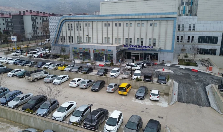 Battalgazi Devlet Hastanesi Otoparkı Yenilendi