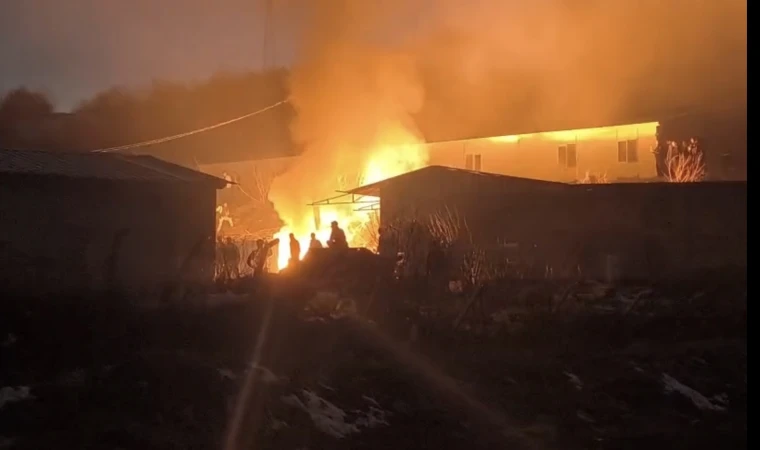 Malatya Pütürge’de Korkutan Yangın