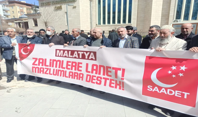 Saadet Partisi’nden Kernek Meydanı’nda Zulme Tepki