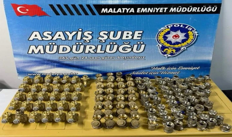 Malatya’da Çaldığı Tesisat Malzemeleriyle Polis’ten Kaçamadı