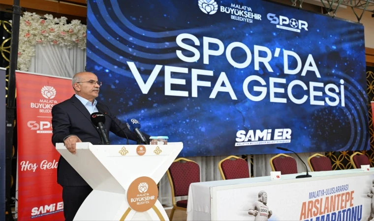 Malatya’da Spora Emek Verenlere Vefa Gecesi