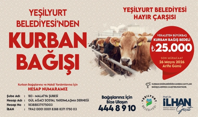 Yeşilyurt’ta Kurban Bayramı Bağışı Seferberliği!