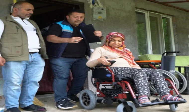 Malatya Büyükşehir’den Akülü Sandalye Desteği
