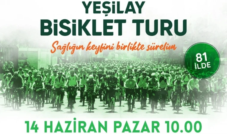 Malatya’da 13. Geleneksel Yeşilay Bisiklet Turu