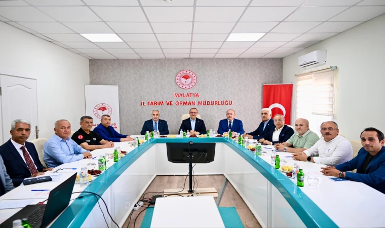 Malatya’da Kayısı Rekoltesi İçin Kritik Toplantı