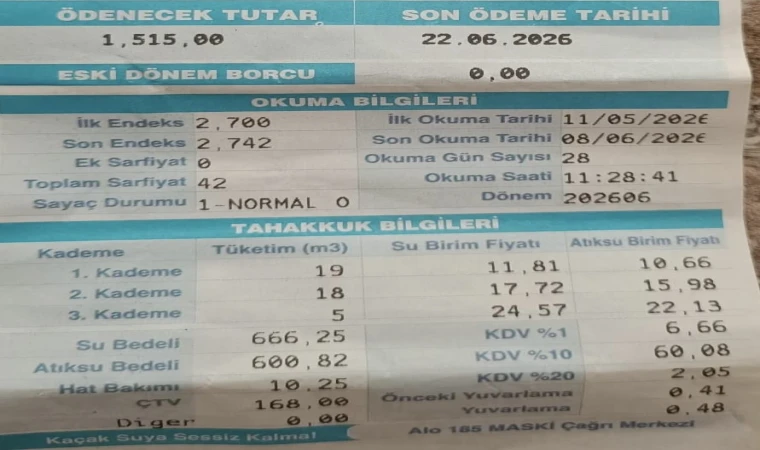 Malatya’da Su Faturalarına Tepki