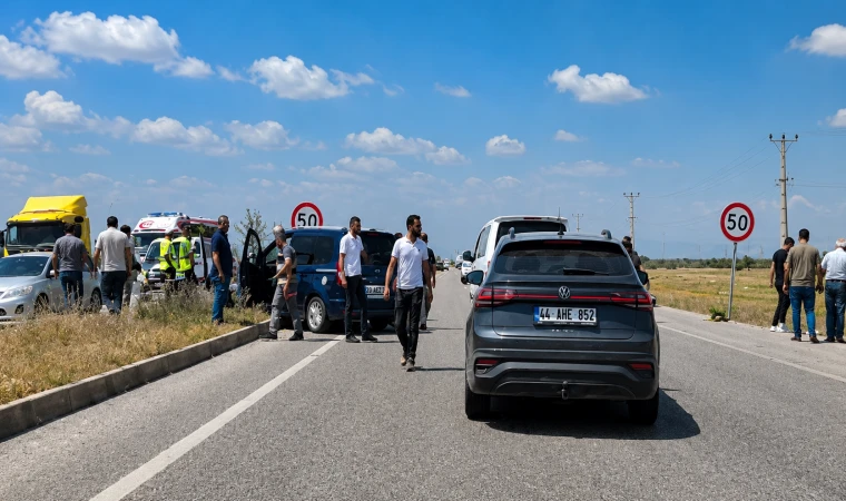 Malatya’da Trafik Kazası 3 Yaralı
