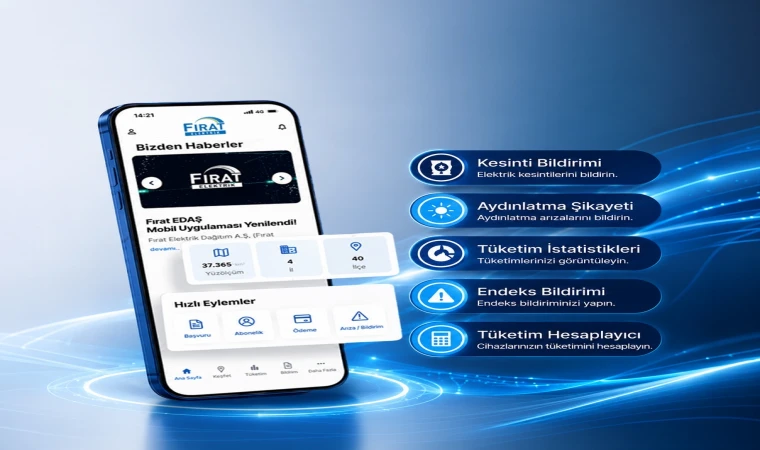 Fırat EDAŞ Mobil Uygulaması Yenilendi