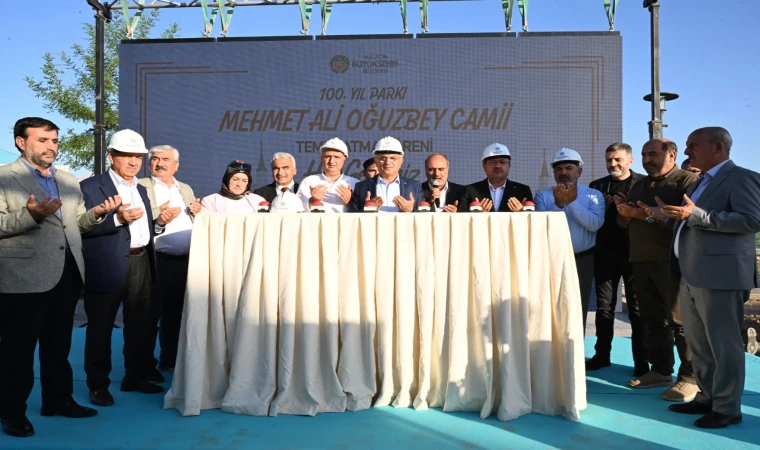 Malatya’da 100. Yıl Kent Parkı’na 250 Kişilik Cami Yapılıyor