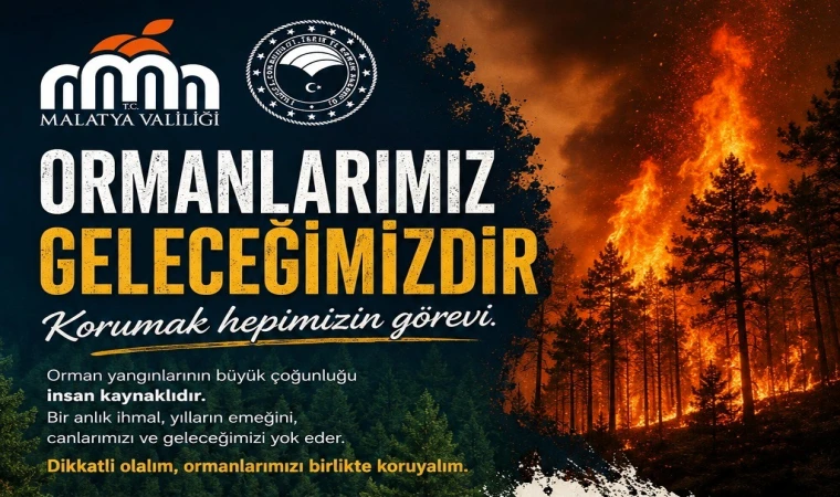Malatya’da Orman Yangını Alarmı!