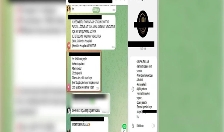 Sosyal Medyadaki Suç Örgütü Paylaşımlarına Operasyon