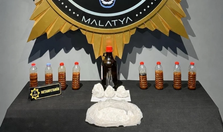 Malatya’da 4 kilo 875 Gram Metamfetamin Ele Geçirildi