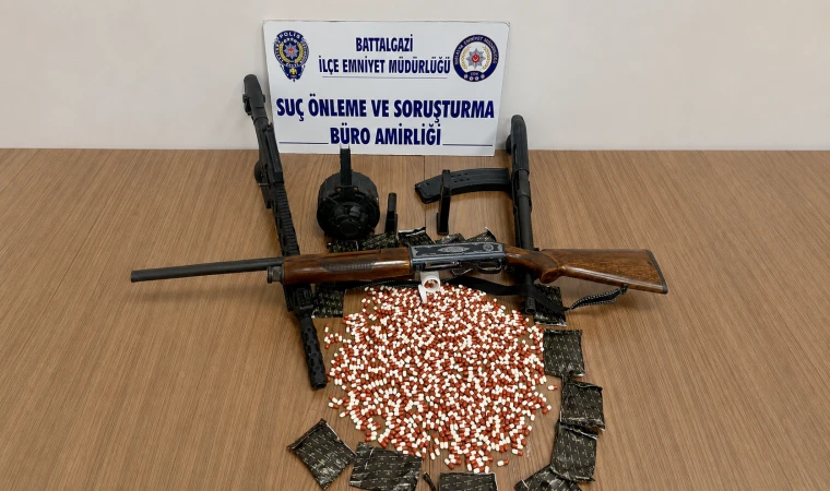Malatya’da 817 Uyuşturucu Hap Ele Geçirildi