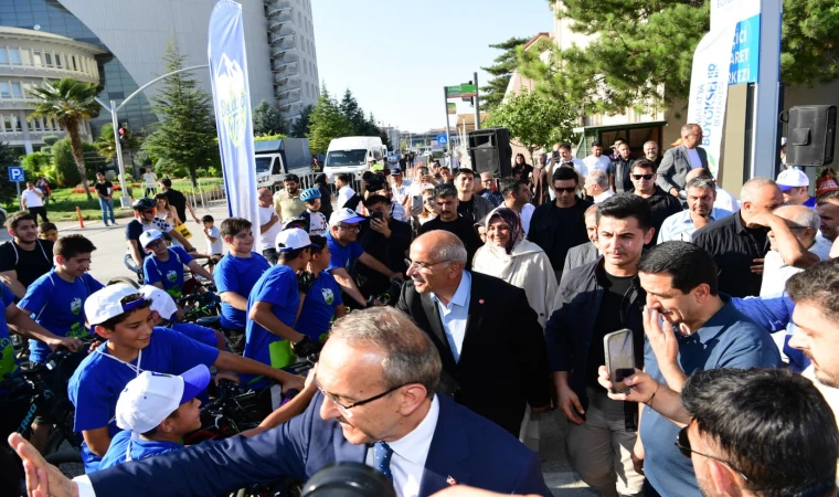 Malatya'da Bisiklet Yarışı Kortejle Başladı