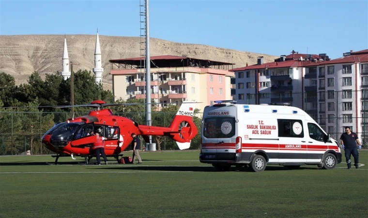 Malatya’da Hava Ambulans Can Kurtarmaya Devam Ediyor