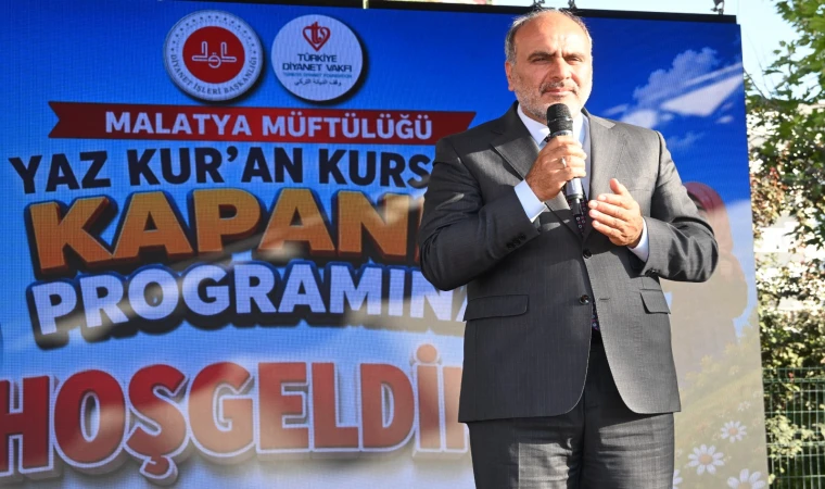 Malatya’da Yaz Kur’an Kurslarına Görkemli Final