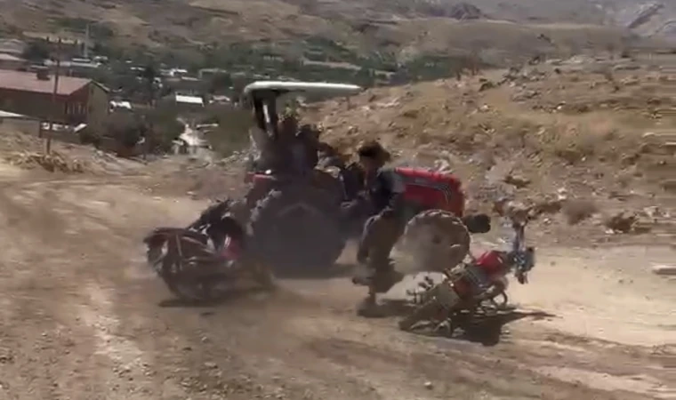 Traktörü Kalabalığın Üzerine Sürdü, 1 Ağır Yaralı