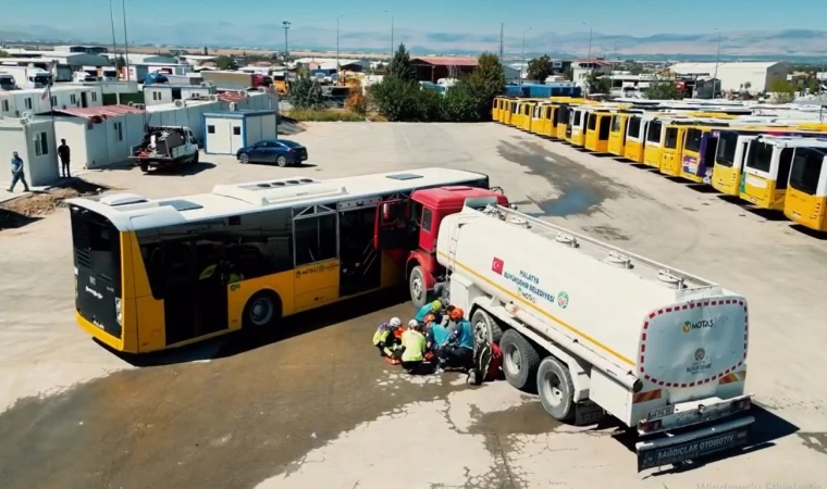 Malatya’da Otobüsle Tanker Çarpıştı