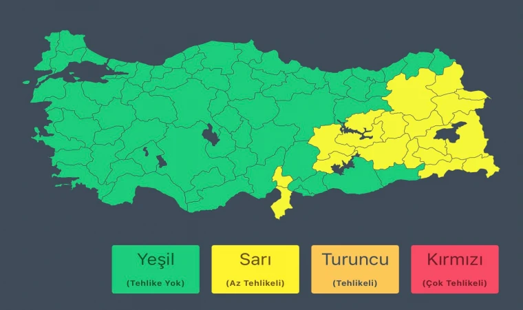 Meteorolojiden Malatya İçin Kuvvetli Yağış Uyarısı!