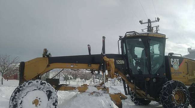 Malatya Büyükşehir’den,Kar Mesaisi Sürüyor