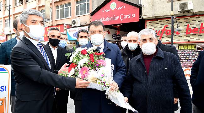 Akpınar Esnafından,Başkan Gürkan’a Teşekkür 