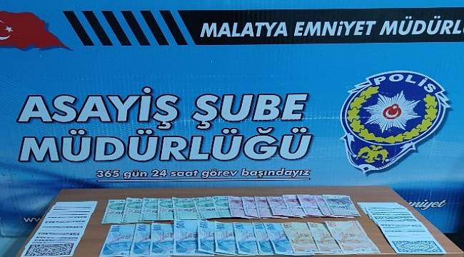 Malatya’da Kumar Baskını 4 Gözaltı