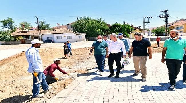 Çınar, Melekbaba'da Park Alanını İnceledi