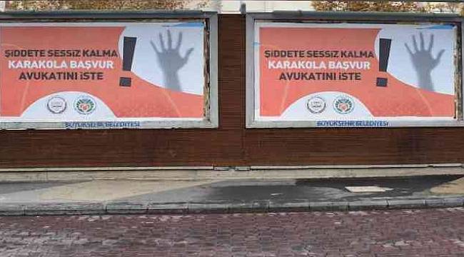 Malatya Barosu'dan Şiddete Karşı Anlamlı Afiş