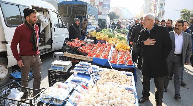 Güder, Pazarcı Esnafının Taleplerini Dinledi
