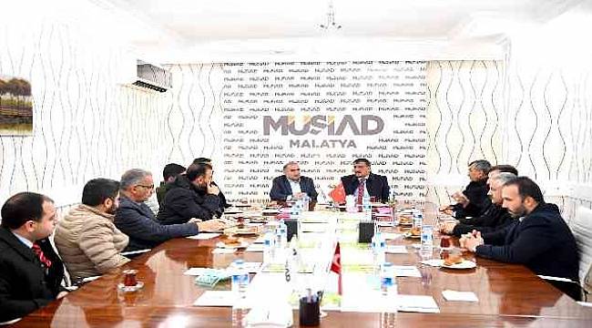 Gürkan, MÜSİAD Malatya Şubesini Ziyaret Etti