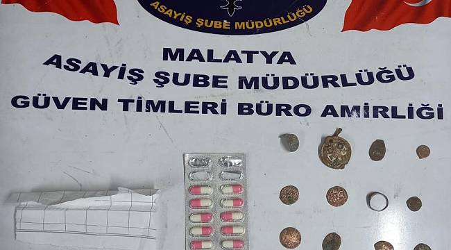 Malatya'da Şüpheli Şahısta Tarihi Eser Çıktı