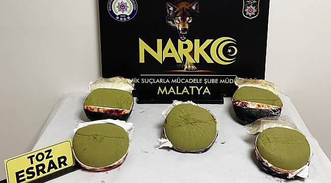 Malatya’da 71 Kilo Esrar Yakalandı