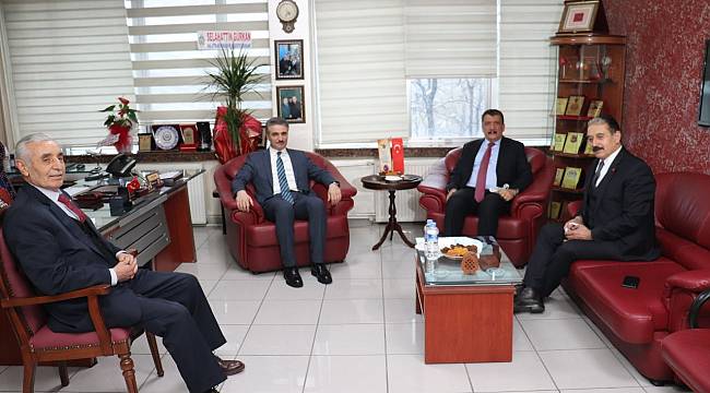 Vali Baruş Ve Gürkan'dan Keskin'e Ziyaret