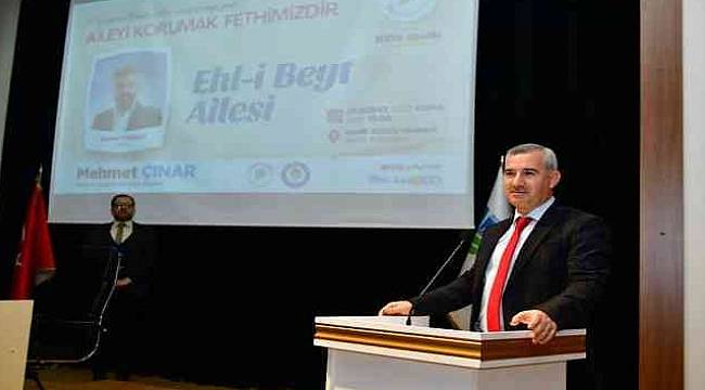 Yeşilyurt'ta ''Ehli Beyt Ailesi'' Paneline Yoğun İlgi