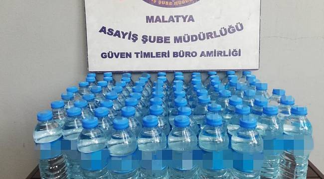Malatya'da Kaçak Alkole Geçit Yok